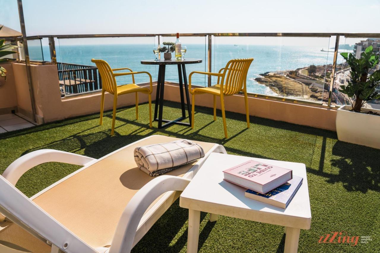 Gorgeous Seaviews From A Stunning Sliema Studio ภายนอก รูปภาพ